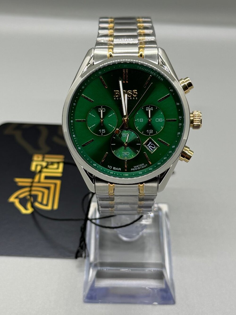 Hugo Boss Champion Green Dial Men’s Watch Quartz 44mm – HB1513878
